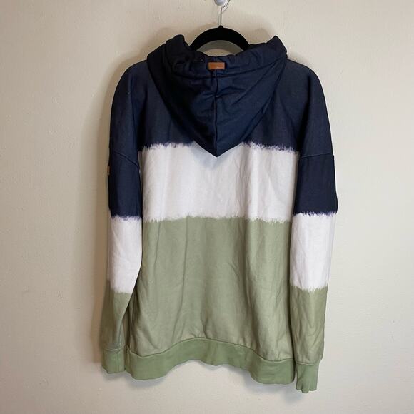 Wanakome Women's Patty Pullover Sweatshirt Blue Green Size Small - Picture 4 of 8